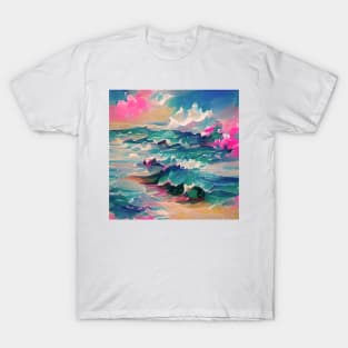 Aesthetic Sea Waves T-Shirt